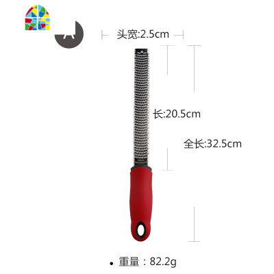 304不锈钢 芝士奶酪巧克力擦丝器 柠檬皮萝卜干酪烘培手动刨丝器 FENGHOU削皮器