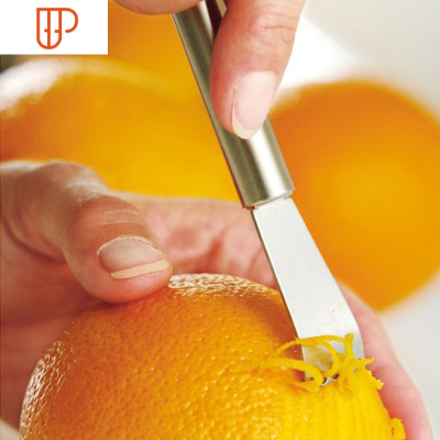 304不锈钢柠檬刮皮刨丝器 刮丝刀刨条橙子开橙器柚子茶工具剥橙器 国泰家和 不锈钢刨丝器