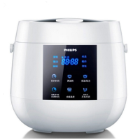 飞利浦(Philips)HD3061/00电饭煲合金内胆 可定时预约功能 2L容量 5大功能 6大菜单 底盘加热制做酸奶