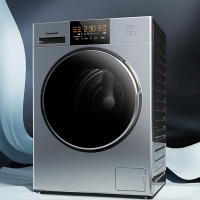 松下(Panasonic)XQG100-E116 净仕10kg全自动滚筒洗衣机 BLDC变频电机 光动银常温除菌