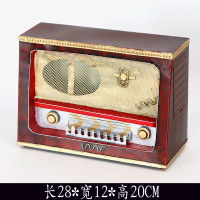老式录音机复古老式缝纫机收音录音机电视机摄影机打字机电风扇模型道具摆件 收音机4