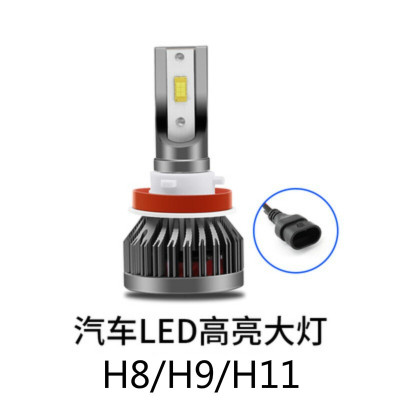 适用汽车LED大灯H7/H4/H1/H9/H11/9005 H8/H9/H11[升级版] 斯柯达明锐/速派/传祺GS4/