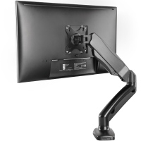 MS 13-27英寸液晶电视电脑显示器支架 桌面万向旋转升降显示屏支架臂 电视电脑配件单屏底座气压架