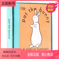 拍拍小兔子 [正版新书]patthebunny 英文绘本 pat the bunny 拍拍小兔子英语绘本触摸书亲子游戏纸