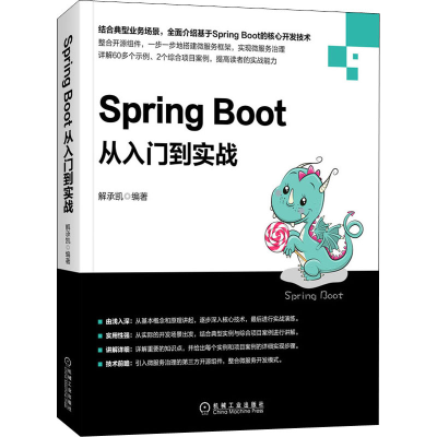全新Spring Boot从入门到实战解承凯 编9787111686552