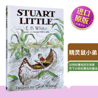 [正版图书]Stuart Little 英文原版童话故事书 精灵鼠小弟 夏洛的网EB怀特三部曲 少年儿童文学进口英语书籍