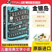 [正版图书]Treasure Island 英文原版 海盗小说 金银岛 英文版儿童经典文学小说 英语课外阅读 暑假书单