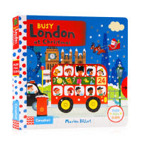 [正版图书]Busy系列 圣诞节繁忙的伦敦Busy London at Christmas英文原版绘本低幼英语启蒙早教机