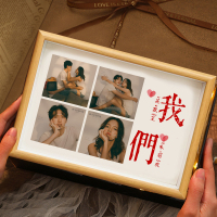 [正版图书]七夕情人节DIY照片定制相框送男朋友生日礼物摆台1周年女情侣纪念