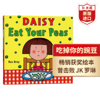 [正版图书]吃豆子不挑食 黛西把豌豆吃了 英文原版 Eat Your Peas吃掉你的豌豆 尼克沙拉特 儿童绘本 平装