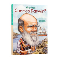 [正版图书]谁是查尔斯达尔文 英文原版人物传记 Who Was Charles Darwin 中小学生英语课外阅读读物