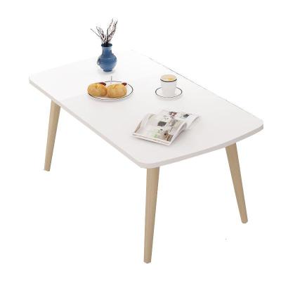 简约北欧ins风仿实木茶几小户型矮桌子创意咖啡桌易装客厅现代边几
