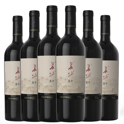 中粮长城东方葡萄酒 东方解百纳干红 750ml*6