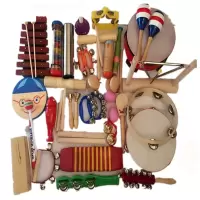 奥尔夫儿童打击乐器玩具 幼儿园小学生16件打击套装组合教具 30件大组合套