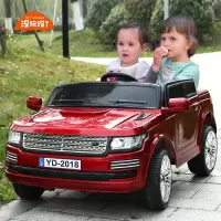 儿童电动车四轮遥控越野汽车双座宝宝玩具车可坐大人双人男女小孩