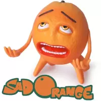 headplay悲伤的橙子 1:1橙子 橙子公仔 沮丧的橙子 场景