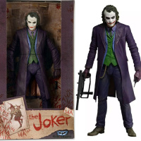 NECA 黑暗骑士 小丑 Joker 希斯莱杰 18寸人偶 盒装手办模型正版
