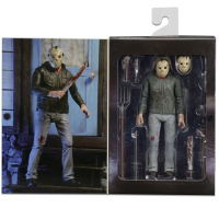 NECA 黑色星期五 FRIDAY THE 13 第4章杰森 Jason 豪华版手办模型 3D杰森 正版盒装7寸