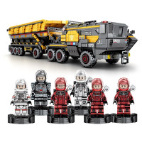 积木拼装玩具流浪地球火石运载车拼装模型启蒙玩具DIY拼装男孩玩具儿童 107008斗式运载车