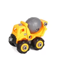儿童拆装玩具工程车 可拆装玩具车儿童拧螺丝工程车玩具大号可拆卸拆装拼装汽车力男孩3-4-6岁 搅拌车