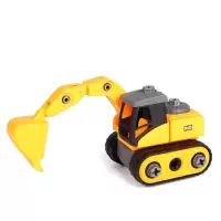 儿童拆装玩具工程车 可拆装玩具车儿童拧螺丝工程车玩具大号可拆卸拆装拼装汽车力男孩3-4-6岁 挖掘机