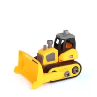 儿童拆装玩具工程车 可拆装玩具车儿童拧螺丝工程车玩具大号可拆卸拆装拼装汽车力男孩3-4-6岁 推土机