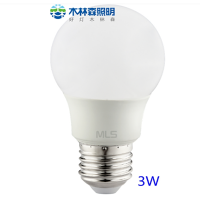 木林森LED3w6w9w灯泡可商用家用的节能护眼球泡灯e27大螺口超亮白光暖光灯具