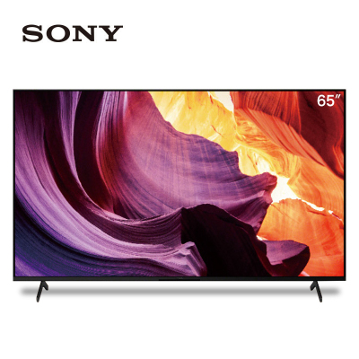 索尼(SONY)KD-65X80K 65英寸 4K HDR 安卓智能全面屏液晶电视黑色 2022年新品