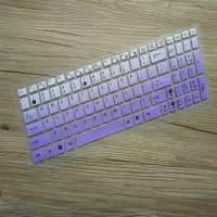 渐变紫色|15.6寸笔记本键盘膜x541n防尘罩垫r540u保护套k540电脑vm510lY4