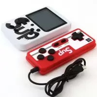 白色款[双人版] 普通版(副机无游戏机主机)|游戏机级玛丽小型游戏机双人对战fc游戏机便宜游戏掌机N9