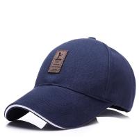 蓝色白边|新款韩版男士 棒球帽 棉质鸭舌帽秋季帽子户外运动遮阳帽C9
