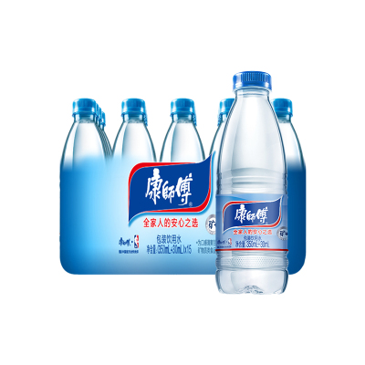 康师傅矿泉水380ml*24瓶整箱瓶装矿泉水会议饮用水饮料