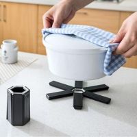 厨房隔热垫 创意可折叠餐桌垫 餐垫防滑锅垫 碗盘碟子隔热垫 1个