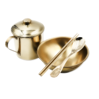 铜餐具 纯铜碗 补铜碗铜勺铜筷子纯铜白癜风克星铜勺子铜水杯铜杯|纯黄铜 加大碗(16口径)