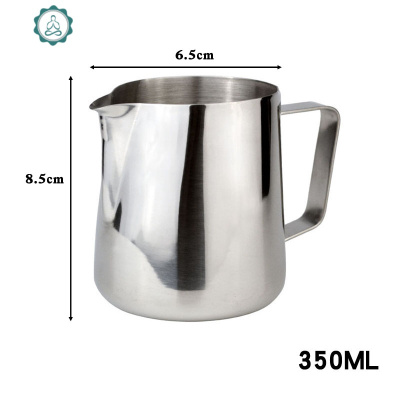 加厚304不锈钢尖嘴拉花杯拉花壶带刻度量杯 打奶泡缸花式咖啡器具 封后 600[304精钢]