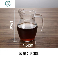 加厚玻璃洋酒扎壶 红酒白酒分酒器酒吧调酒壶500醒酒器创意酒具 封后 高白料钻石扎壶(500)