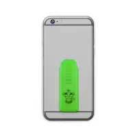 火豹手机平板支架隐形超薄折叠iPhoe ipd通用平板电脑懒人粘贴式 绿色(小号)折叠支架手机座