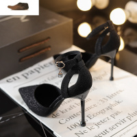 Ideamini名媛高跟鞋设计感小众2021年新款钢跟鞋细跟气质女范超细女单鞋休闲鞋