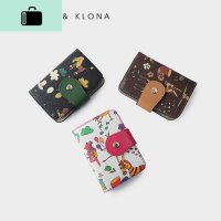 Colvon Klona2020新款薄款小巧卡套韩版多卡位女士卡包卡片包钱包NEW LAKE