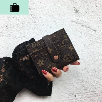 卡包女式新款韩版短款零钱袋多卡位信用卡套超薄卡片包迷你小卡夹NEW LAKE女士钱包/卡包