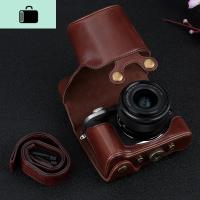 NEW LAKE适用佳能EOSM6相机套M50M100保护套m6二代摄影包相机皮套M6II M6[15-45]数码相机包