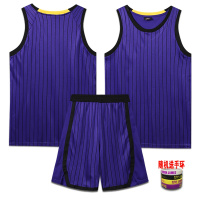湖人队詹姆斯球衣科比24号篮球服套装男女学生篮球衣比赛队服 湖人城市版-空板定制 XL