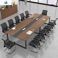 北京办公家具会议桌大小型培训洽谈长桌子现代简约长方形桌椅组合 泰空仓办公桌