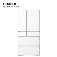 H itachi日 立 R-ZX750KC水晶白色 日本原装进口735L黑科技真空保鲜电动门自动制冰多门电冰箱