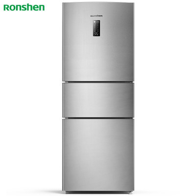 容声(Ronshen) BCD-218WD12NY 银色 218升 三门冰箱风冷无霜电脑控温节能家用电冰箱
