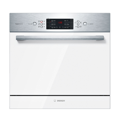 博世(BOSCH)SCE46HW00C 西班牙原装进口8套嵌入式洗碗机 白色