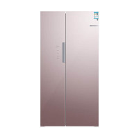 博 世 BCD-501W(KAS50E66TI)玫瑰金 对开 门冰 箱 玻璃门 纤薄设计 更窄安装间距