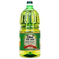 橄榄油亚麻籽食用油小瓶装1.8升家用调和油植物油