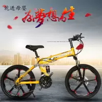 [新品直营]志灵童 折叠儿童自行车男女孩20寸山地代驾定制单车软尾