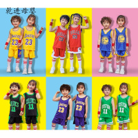 [新品直营]儿童篮球服套装科比男童夏球衣男孩女孩女童宝宝小童运动速干定制